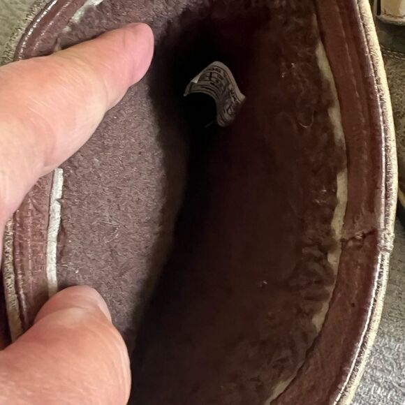 UGG Australia Rockville Brown Distressed Leather Biker Moto Boots Sz Mens 9.5 - Picture 7 of 9